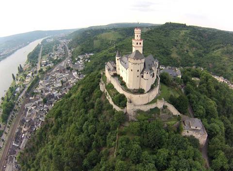 The castle's south front