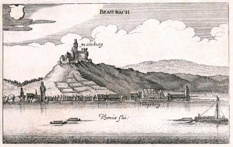 1646: Merian sticht Braubach mit der Marksburg