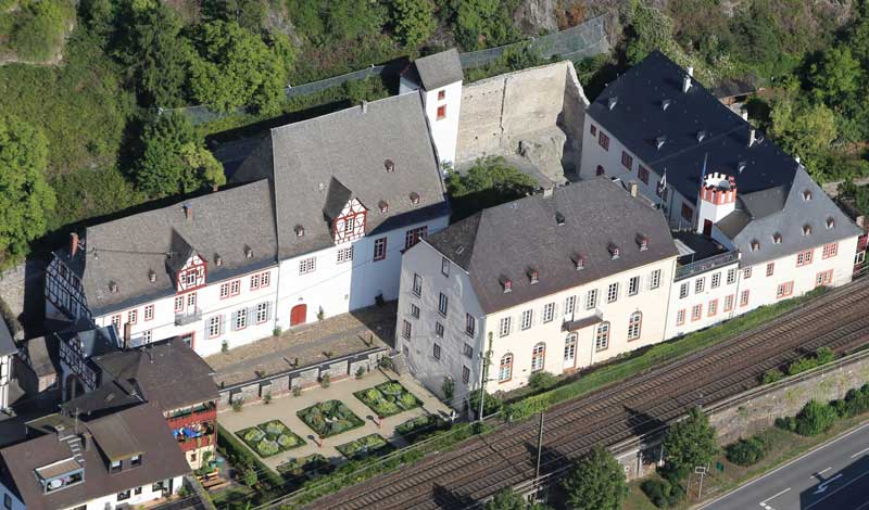 Luftaufnahme der Schlossanlage, Foto: DBV